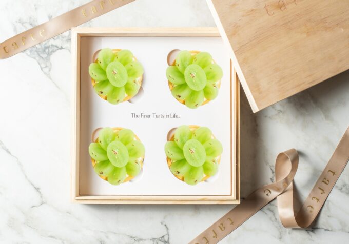 shine muscat grape tart
