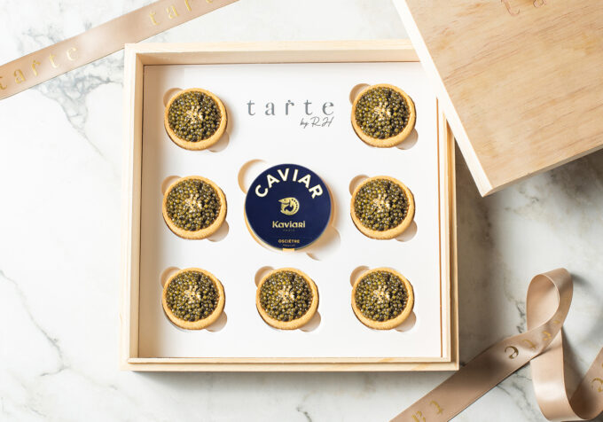 kaviari caviar & tart gift set
