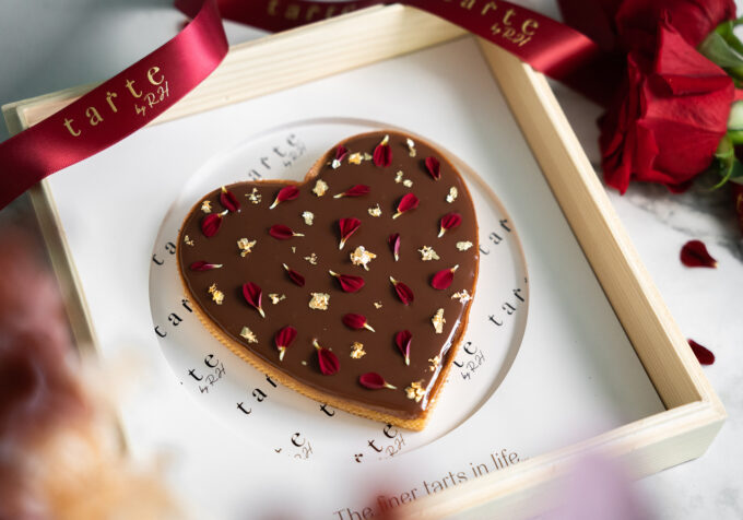 Special Edition 6" Heart-Shaped French Chocolate Ganache Tart - Image 2