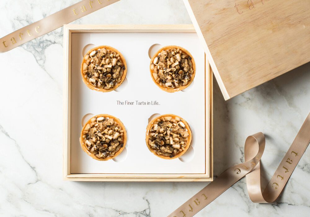 foie gras mushroom tart
