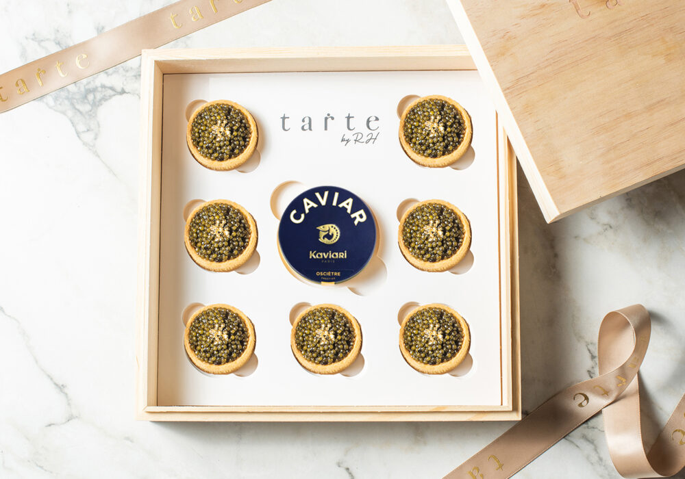 kaviari caviar & tart gift set