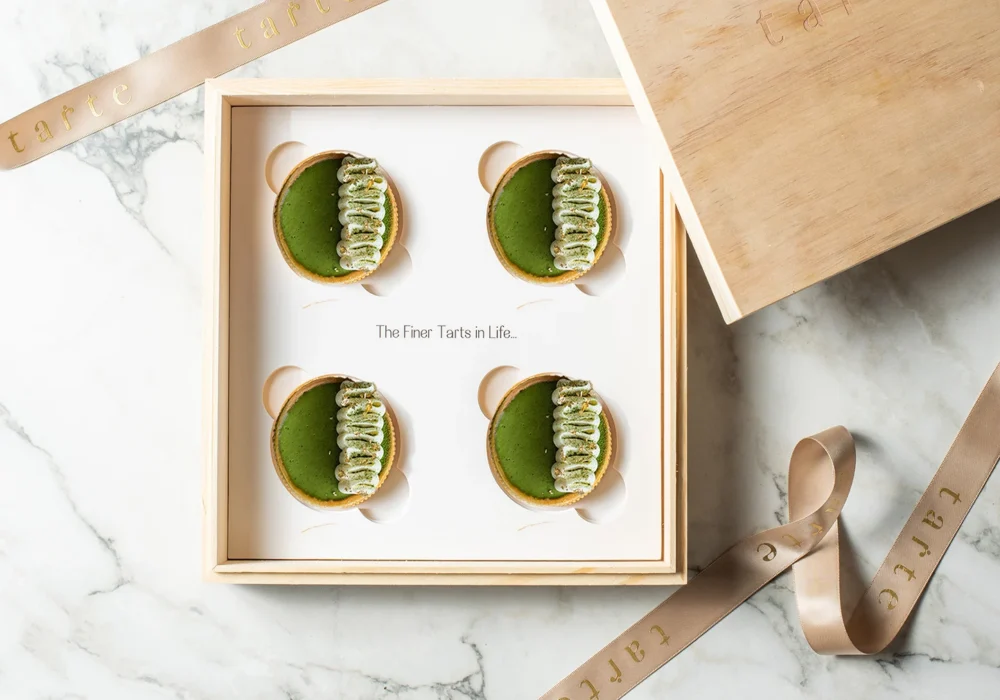 matcha latte tart