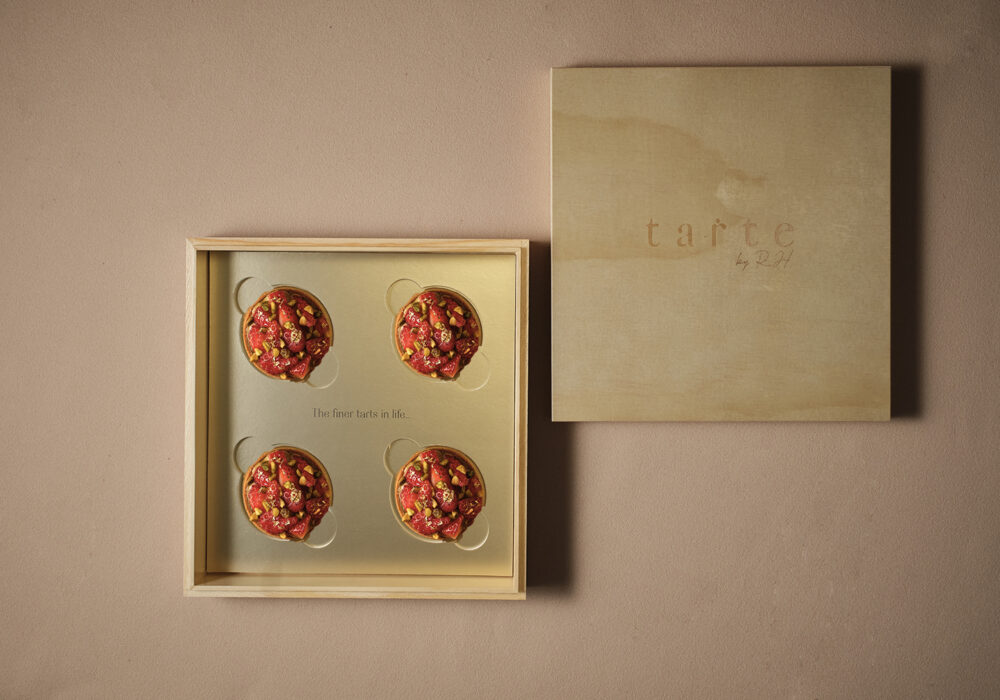 fresh strawberry pistachio tart